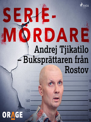 cover image of Andrej Tjikatilo – Buksprättaren från Rostov